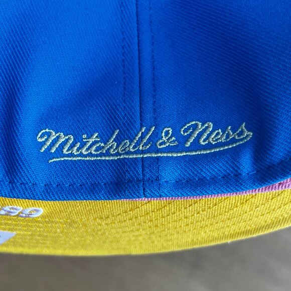 MITCHELL & NESS TOPPS OAKLAND A’s FITTED 7 3/8 HAT Structured Embroidered NEW - Picture 4 of 6